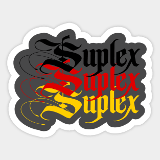 German Suplex Sticker